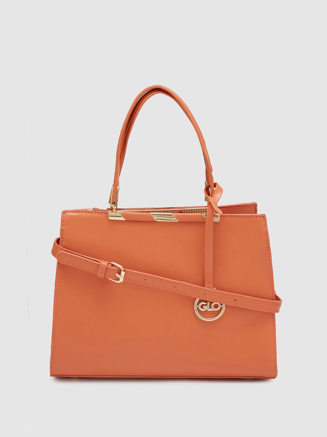 Globus Women Orange Solid Casual Handheld Bag-picture-16