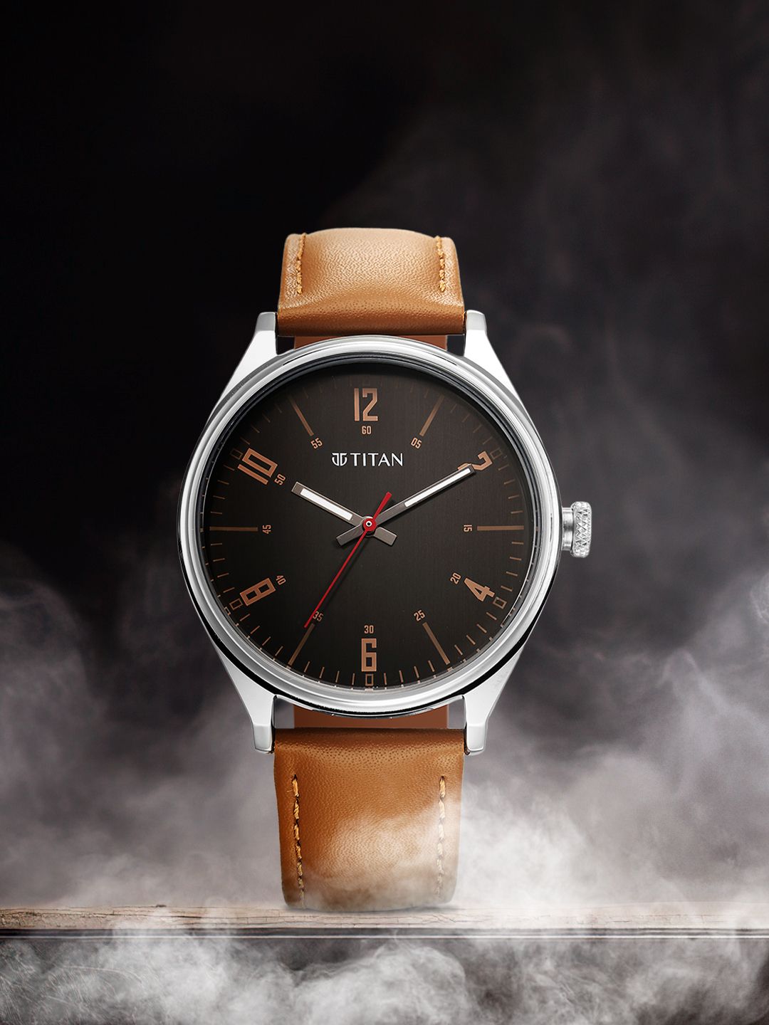 Titan watch leather outlet strap