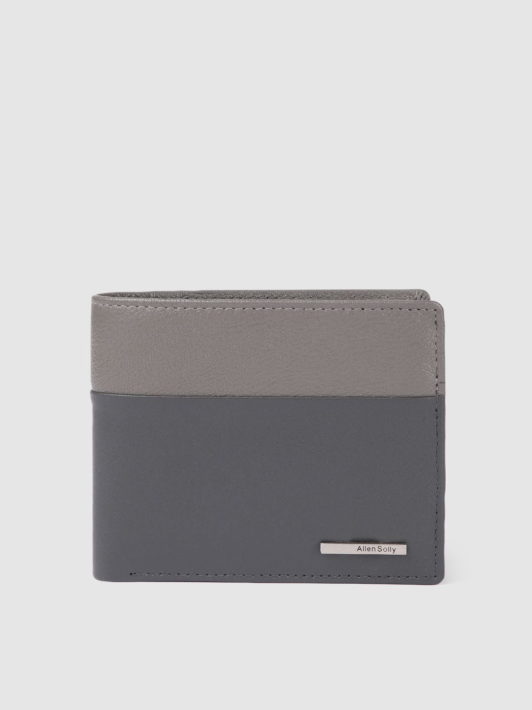Allen Solly Men Colourblocked Leather Two Fold Wallet