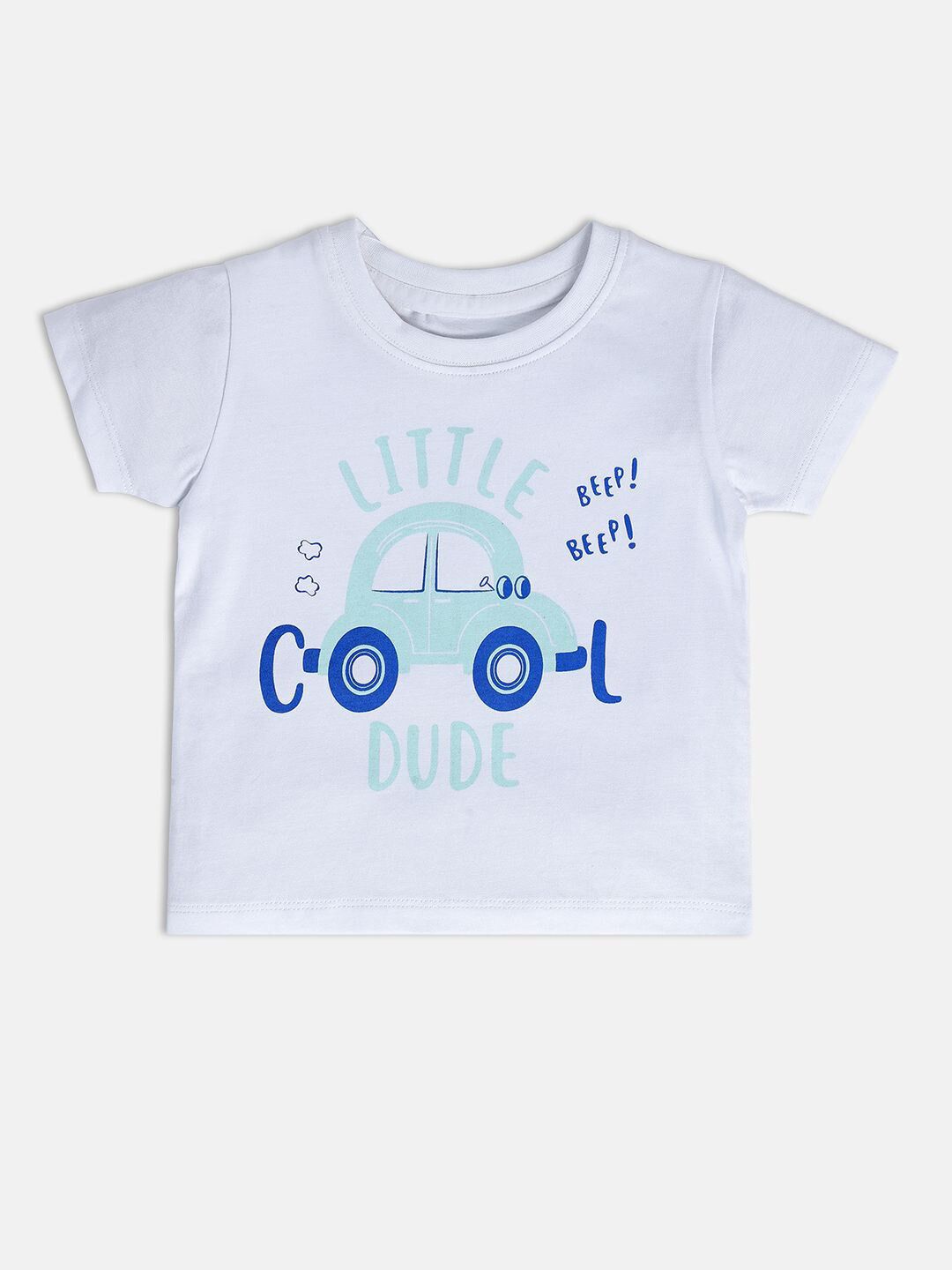 MINI KLUB Boys Typography Printed Regular Fit Pure Cotton Casual T-shirt-picture-39