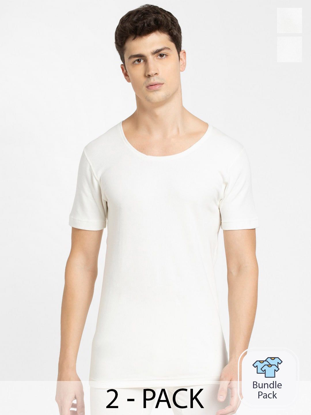 Jockey Pack Of 2 Cotton Thermal Tops 80016-image-49