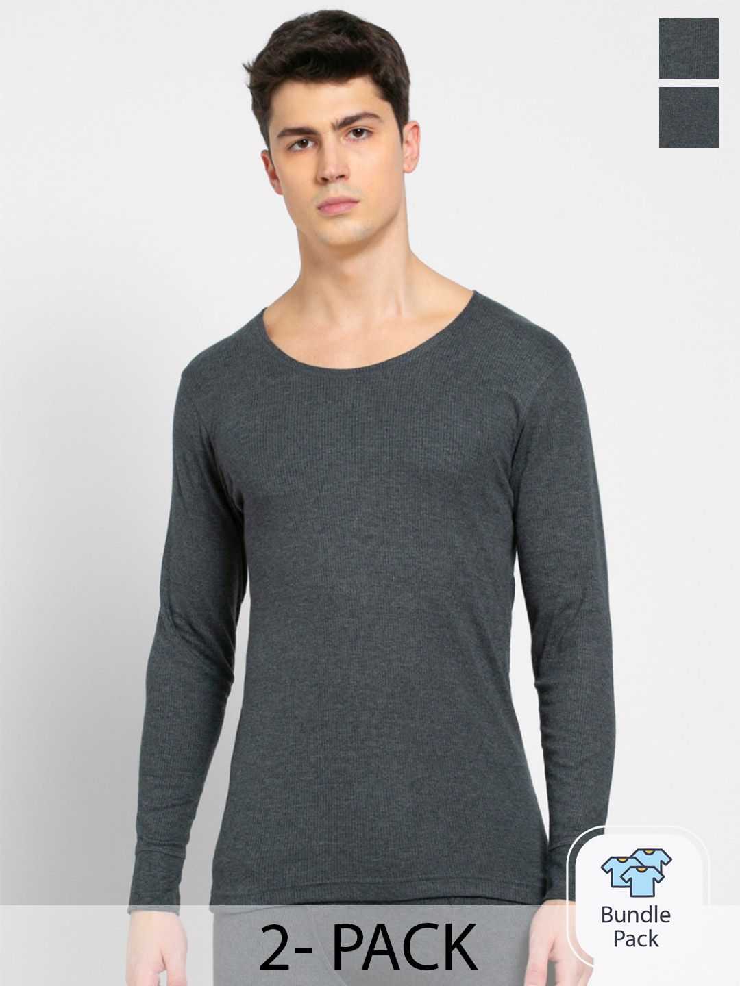 Jockey Pack Of 2 Cotton Thermal Tops 80015-picture-24