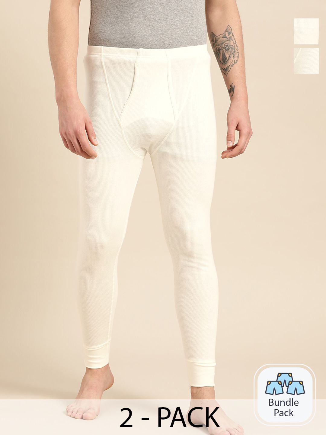 Jockey Men Pack Of 2 Cotton Thermal Bottoms 11444922-picture-35