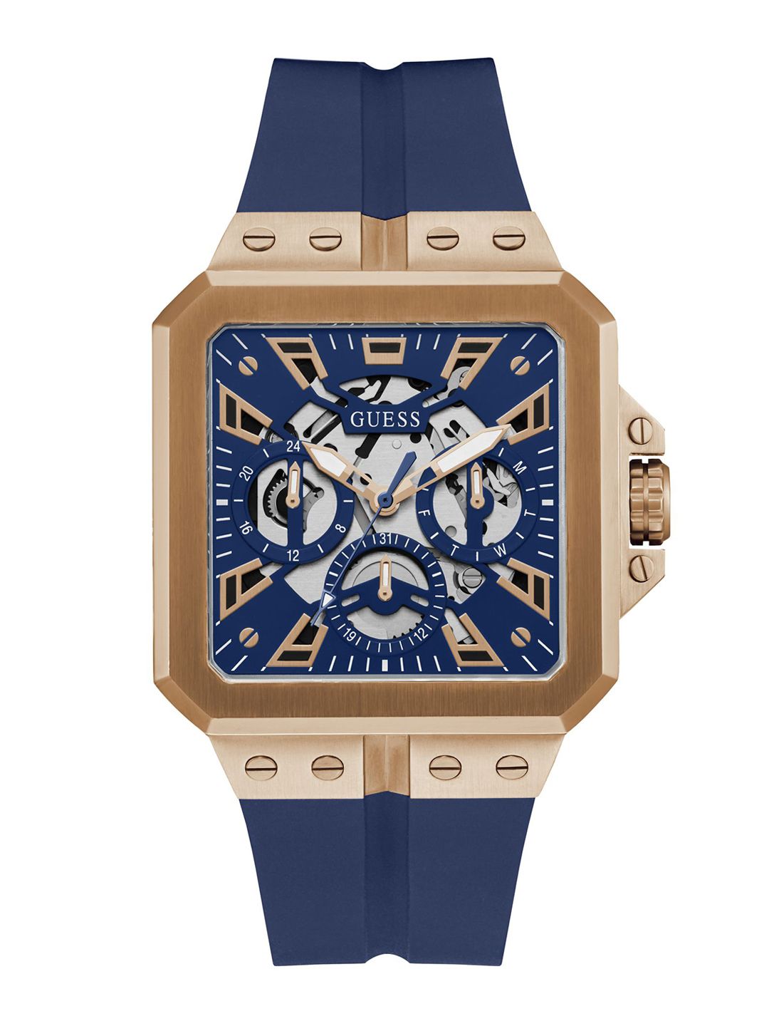 GUESS Men Water Resistance Stainless Steel Analogue Watch GW0637G3-image-49