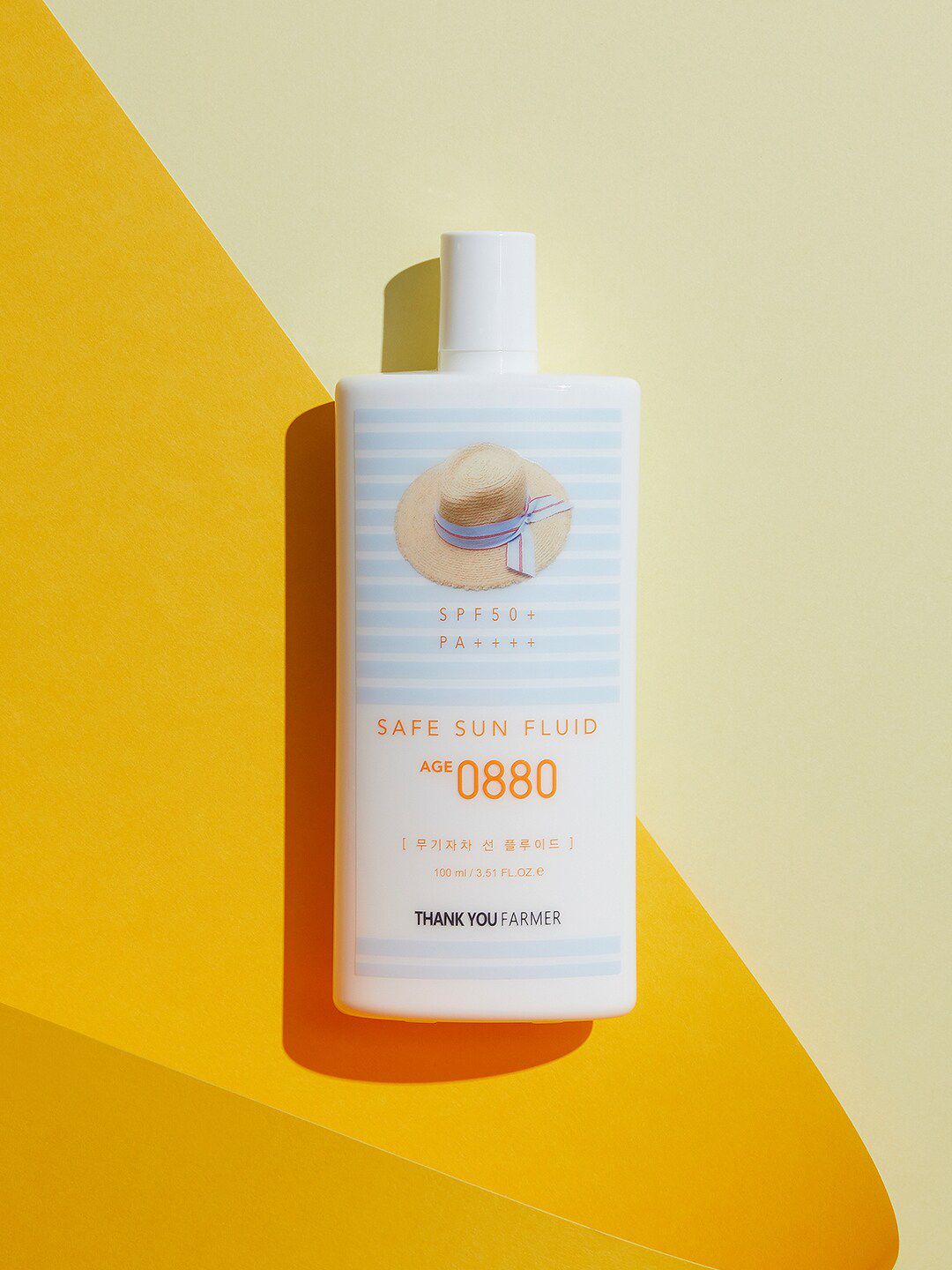 Thank You Farmer Safe Sun Fluid Age 0880 SPF 50+ PA++++ For Soothing & Moisturizing- 100ml-image-0