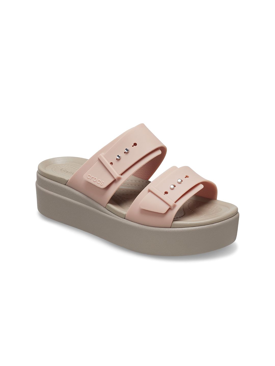 Double strap flatform online sandals