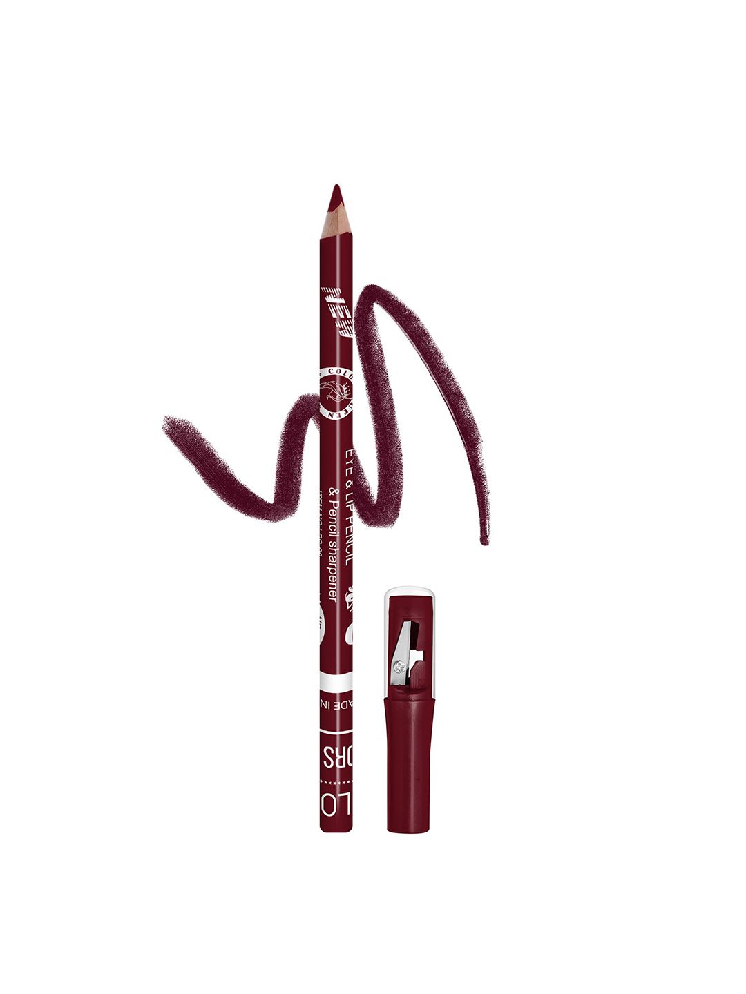 Colors Queen Professional Eye & Lip Liner Pencil With Sharpener - 0.3g - Matte Purple 22-picture-35