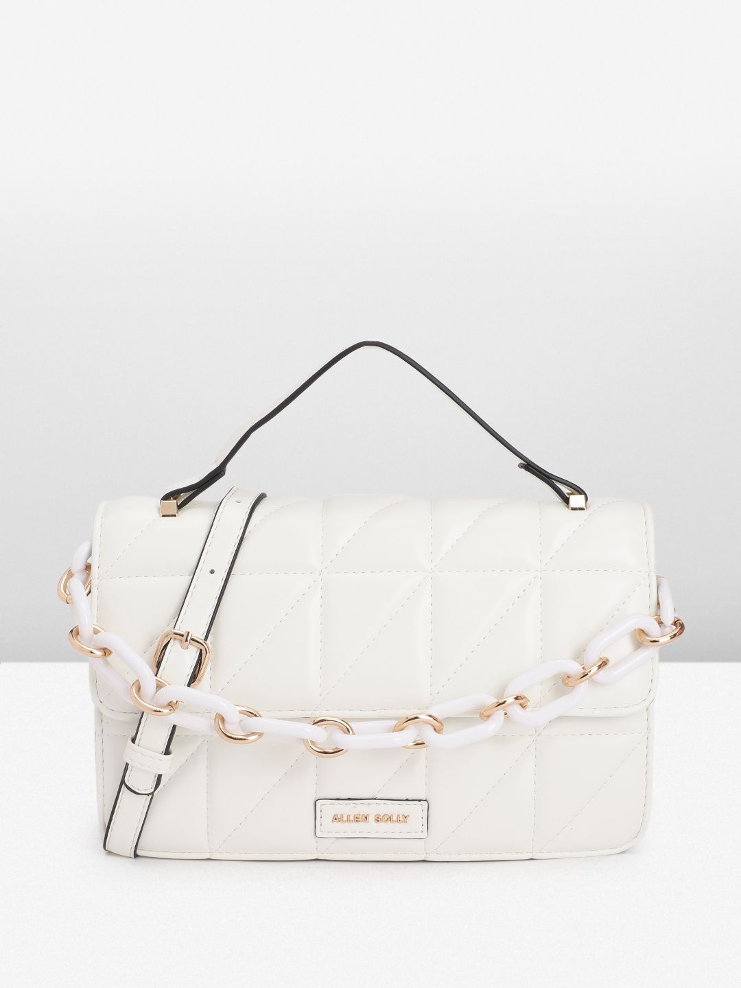 Allen Solly Quilted Satchel-image-29