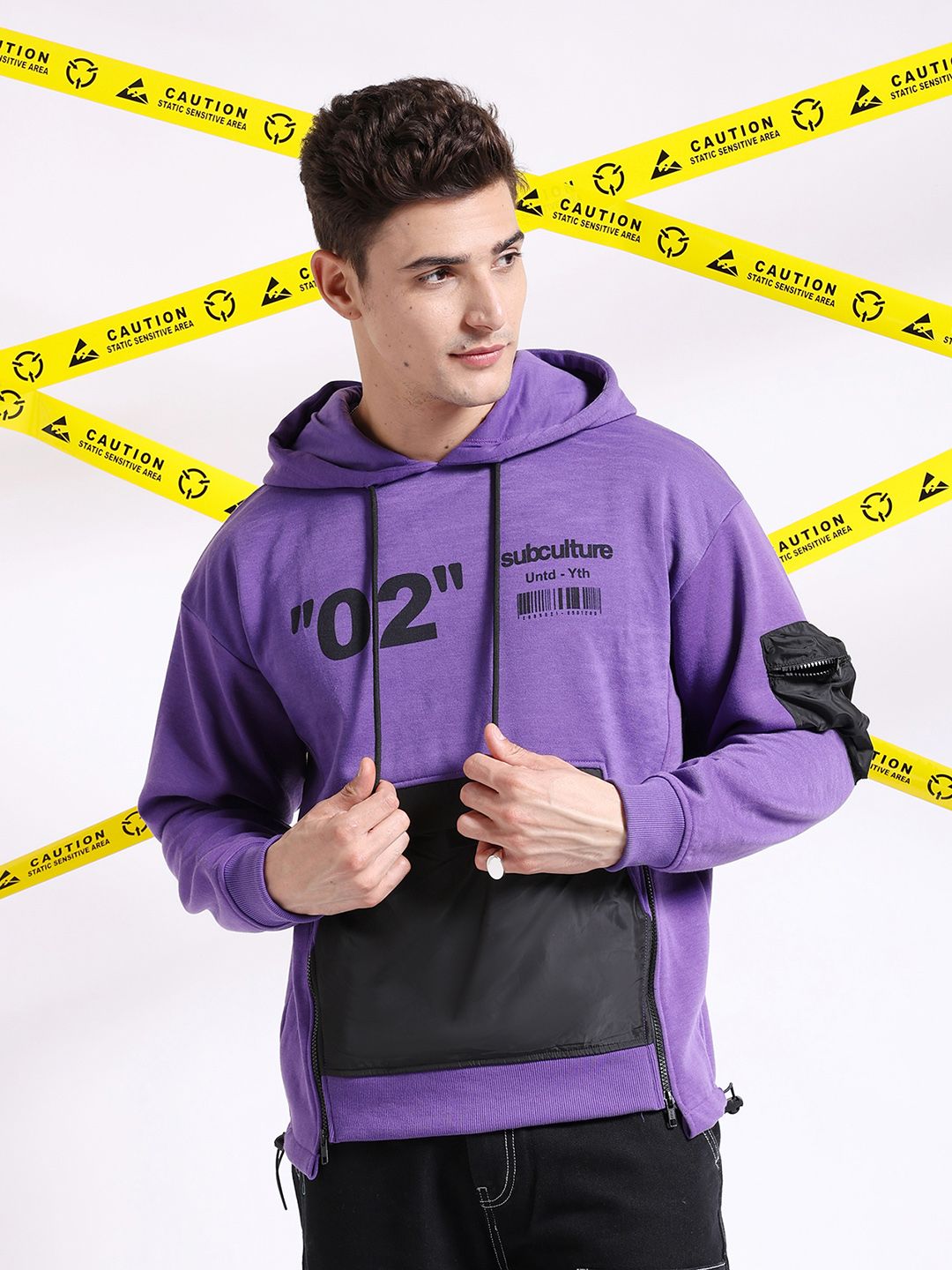 The Indian Garage Co Typography Printed Hooded Pullover Sweatshirt-picture-15