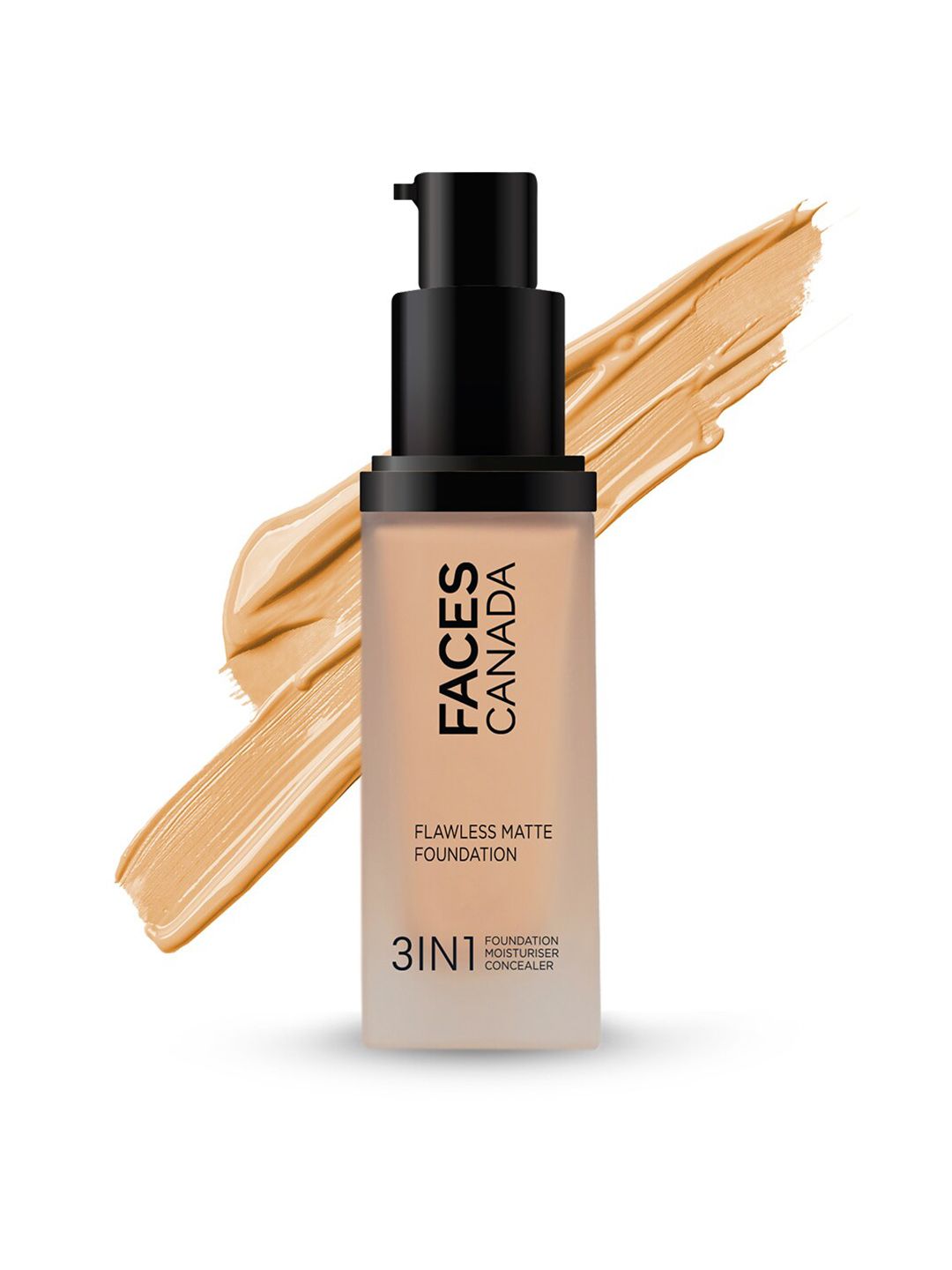 FACES CANADA 3 In 1 Flawless Matte Foundation - 30ml -  Caramel Natural 023-picture-29