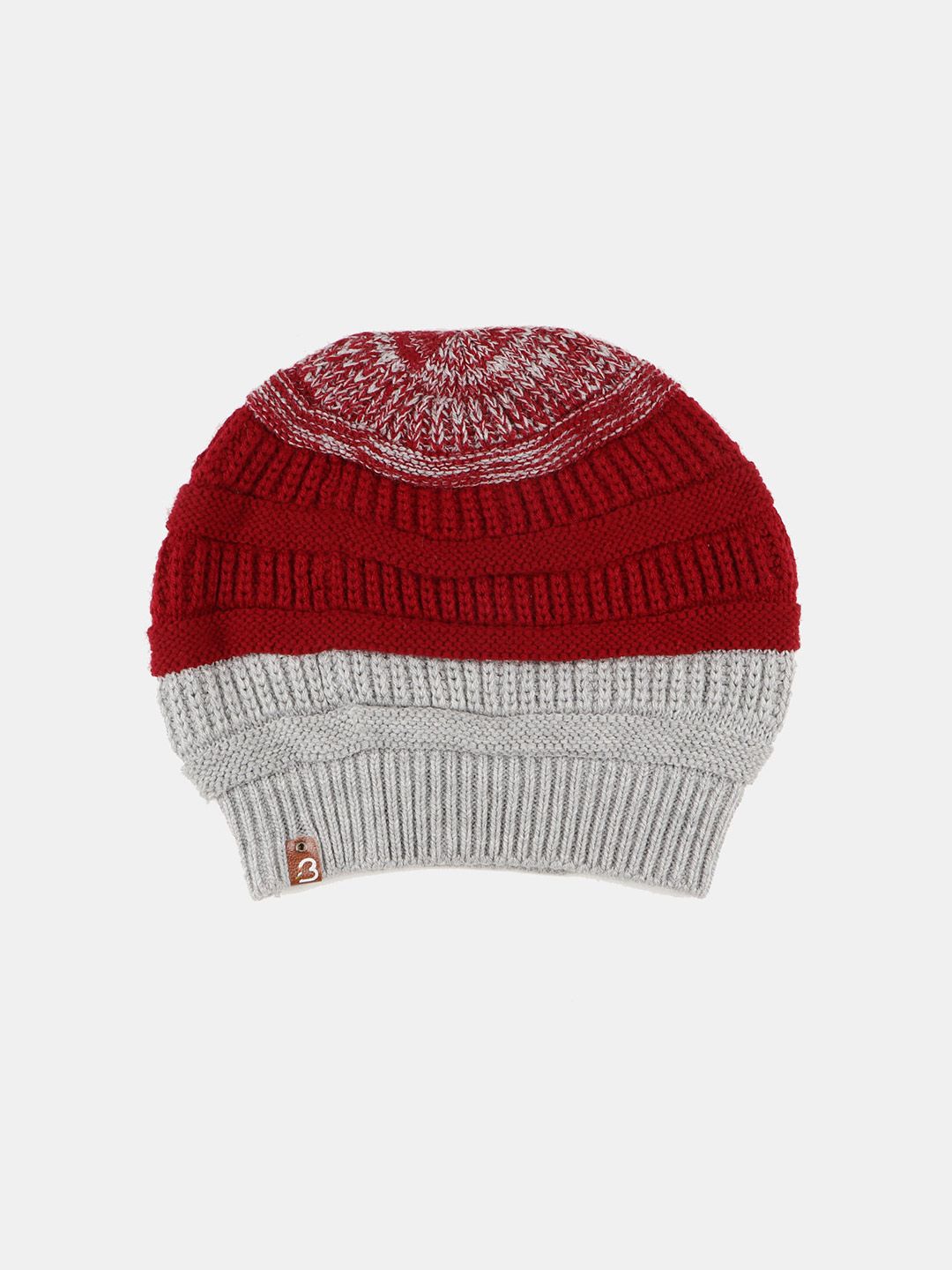 Bharatasya Men Colourblocked Acrylic Wool Beanie-picture-37