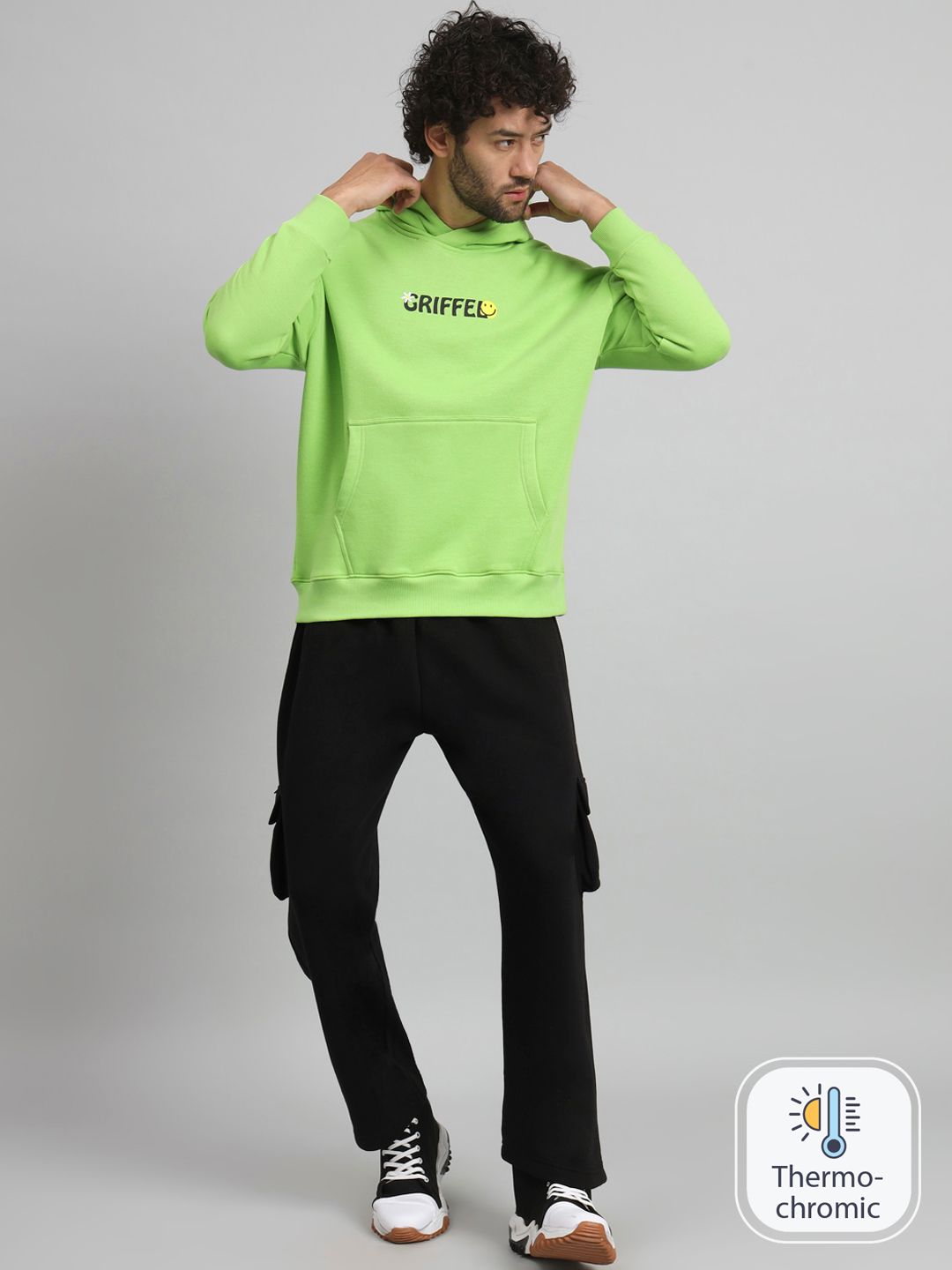 GRIFFEL Typography Printed Hooded Fleece Cotton Tracksuits-picture-48