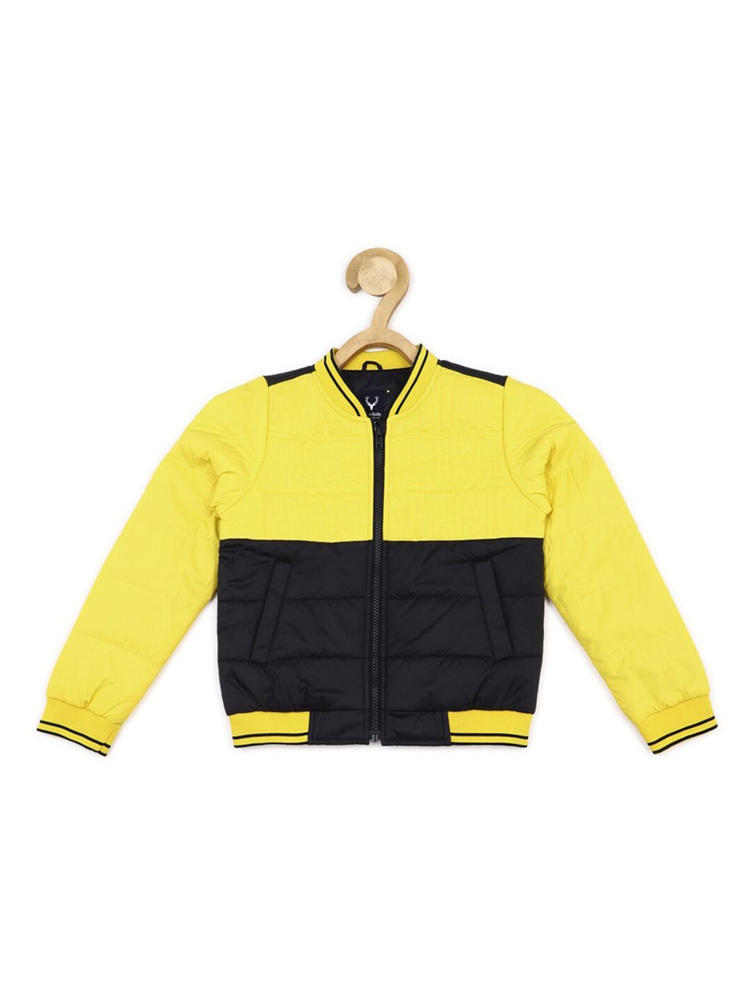 Allen Solly Junior Boys Colourblocked Bomber Jacket-picture-52