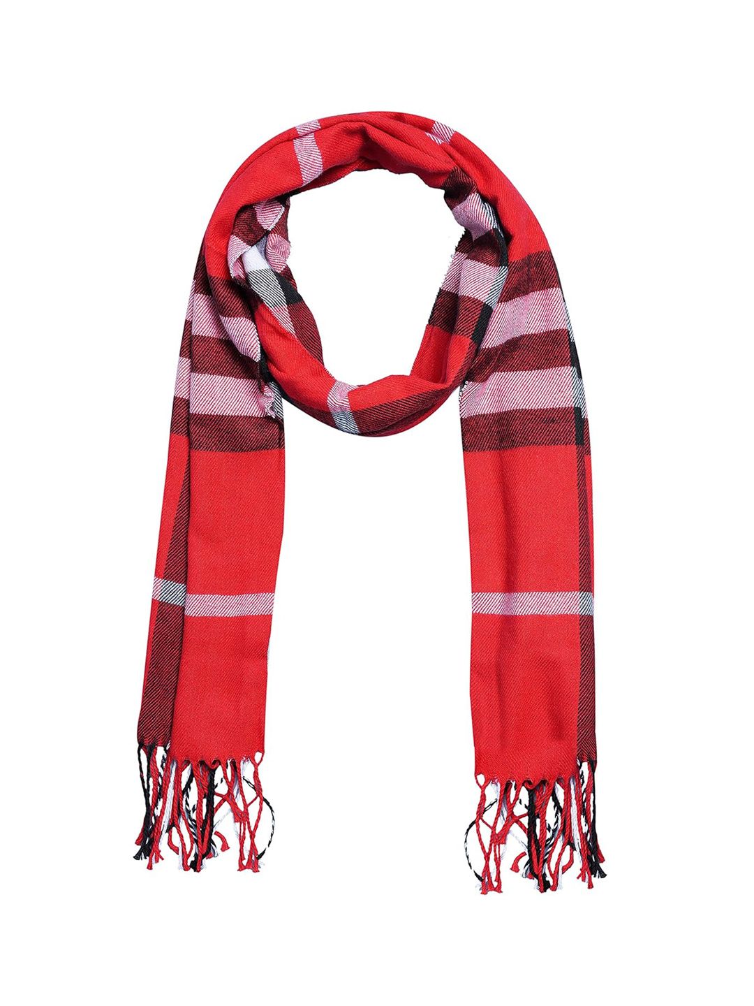 Zacharias Unisex Checked Acrylic Muffler-image-8