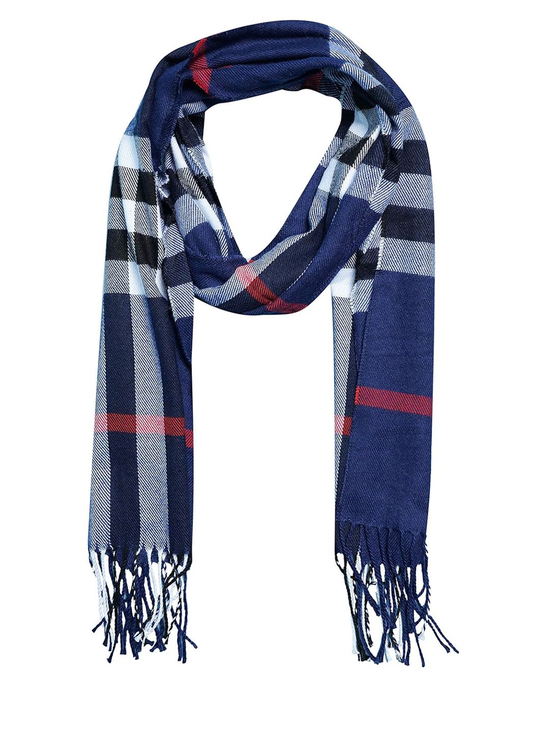 Zacharias Unisex Checked Acrylic Mufflers-image-30