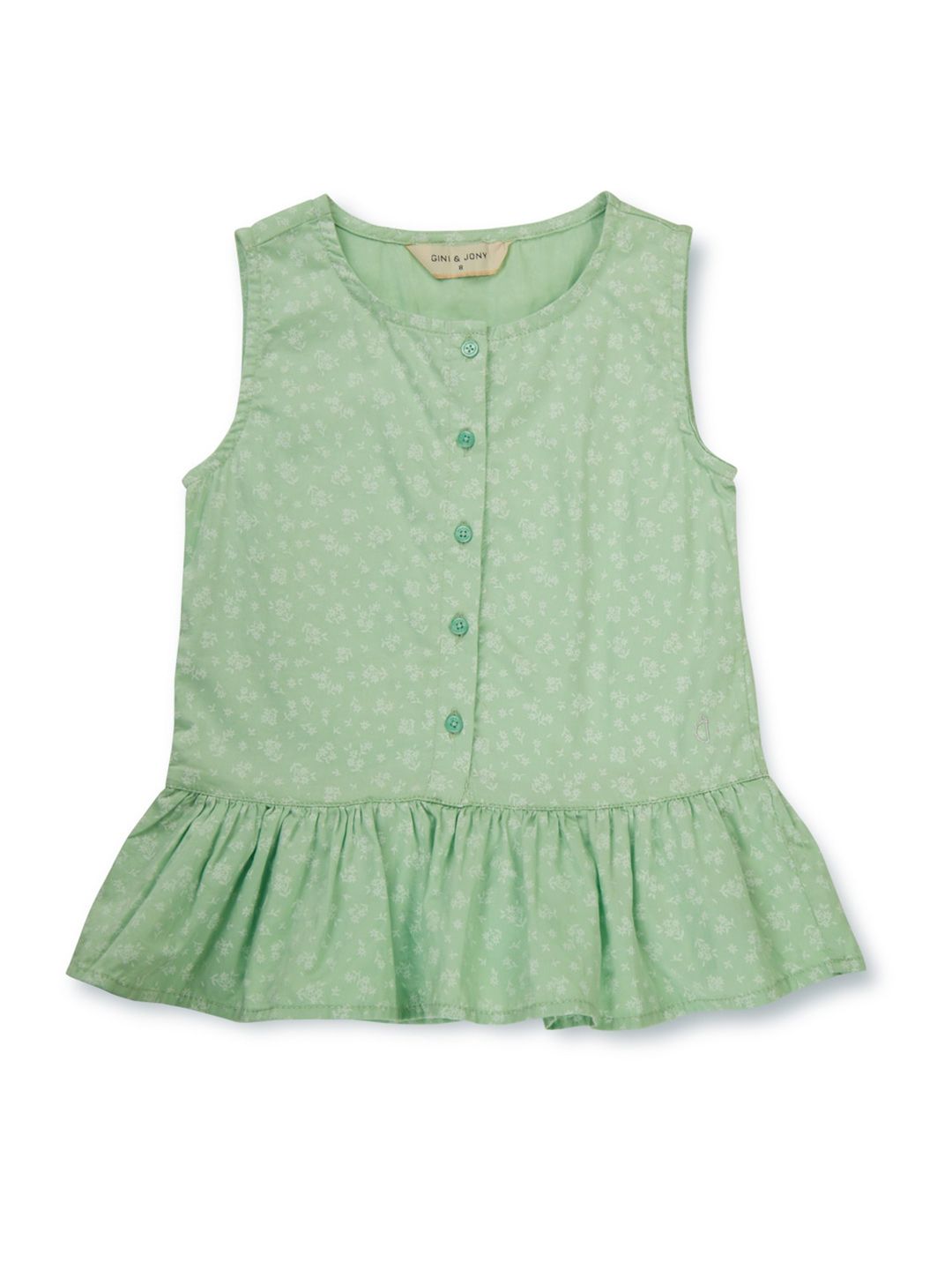 Gini and Jony Floral Printed Cotton Peplum Top-picture-11