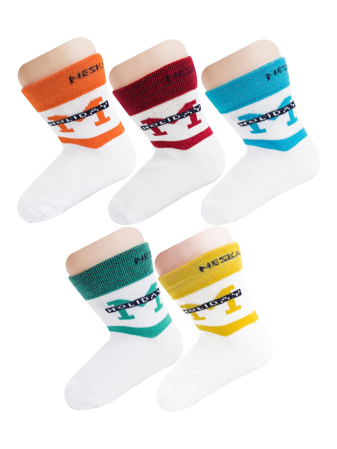 BAESD Kids Pack Of 5 Ankle Length Socks-image-29