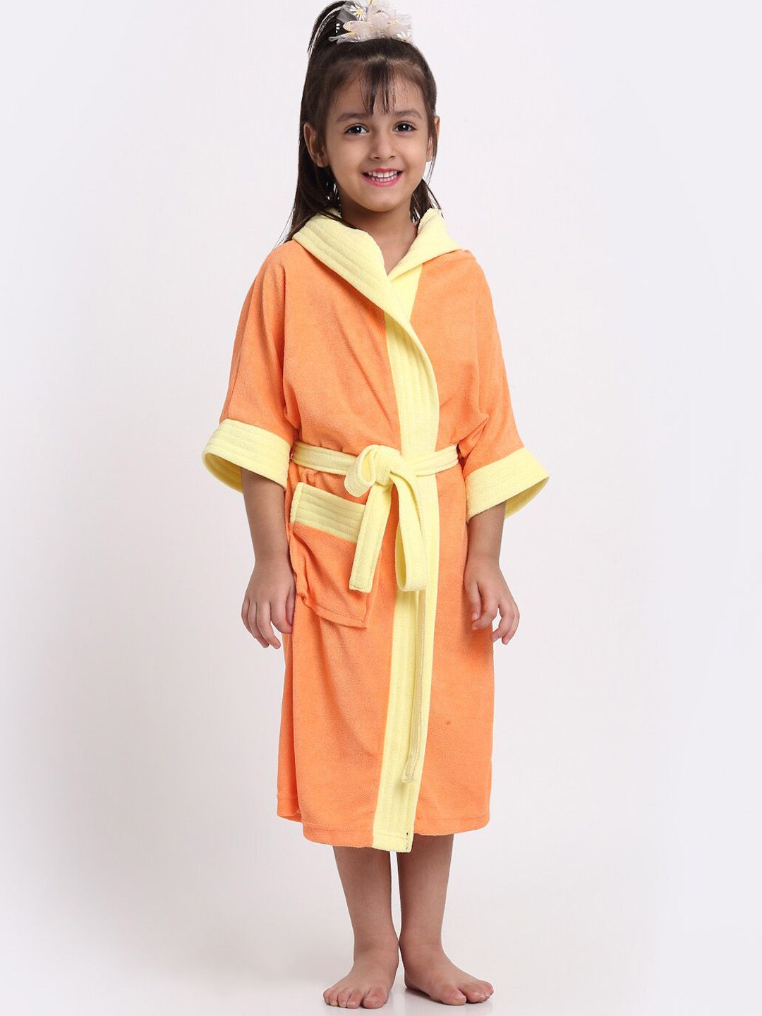 Creeva Kid Girls Hooded Bathrobe-picture-42