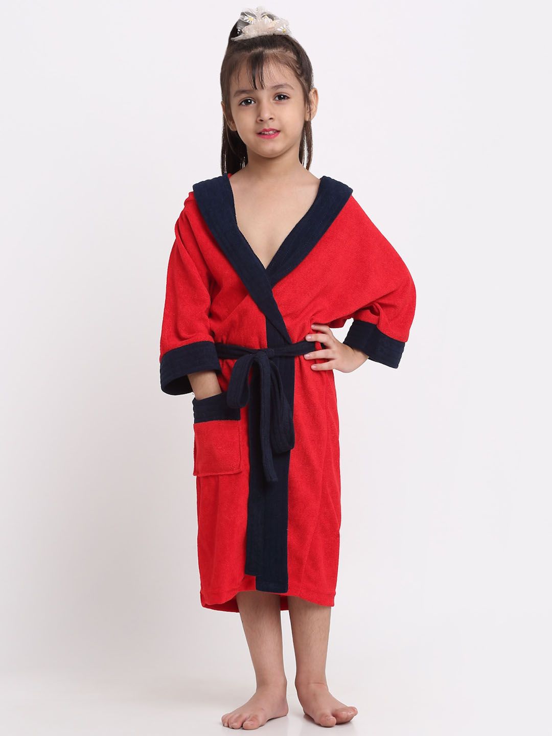 Creeva Kid Girls Hooded Bathrobe-picture-36
