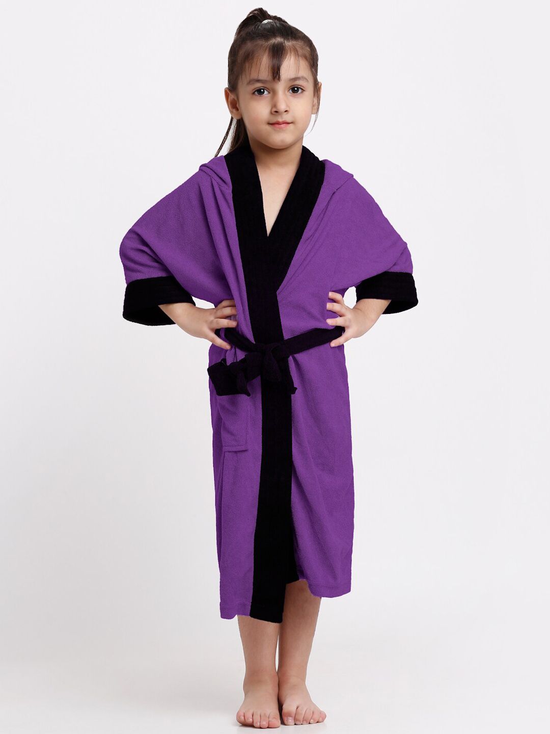 Creeva Kid Girls Hooded Bathrobe-picture-13
