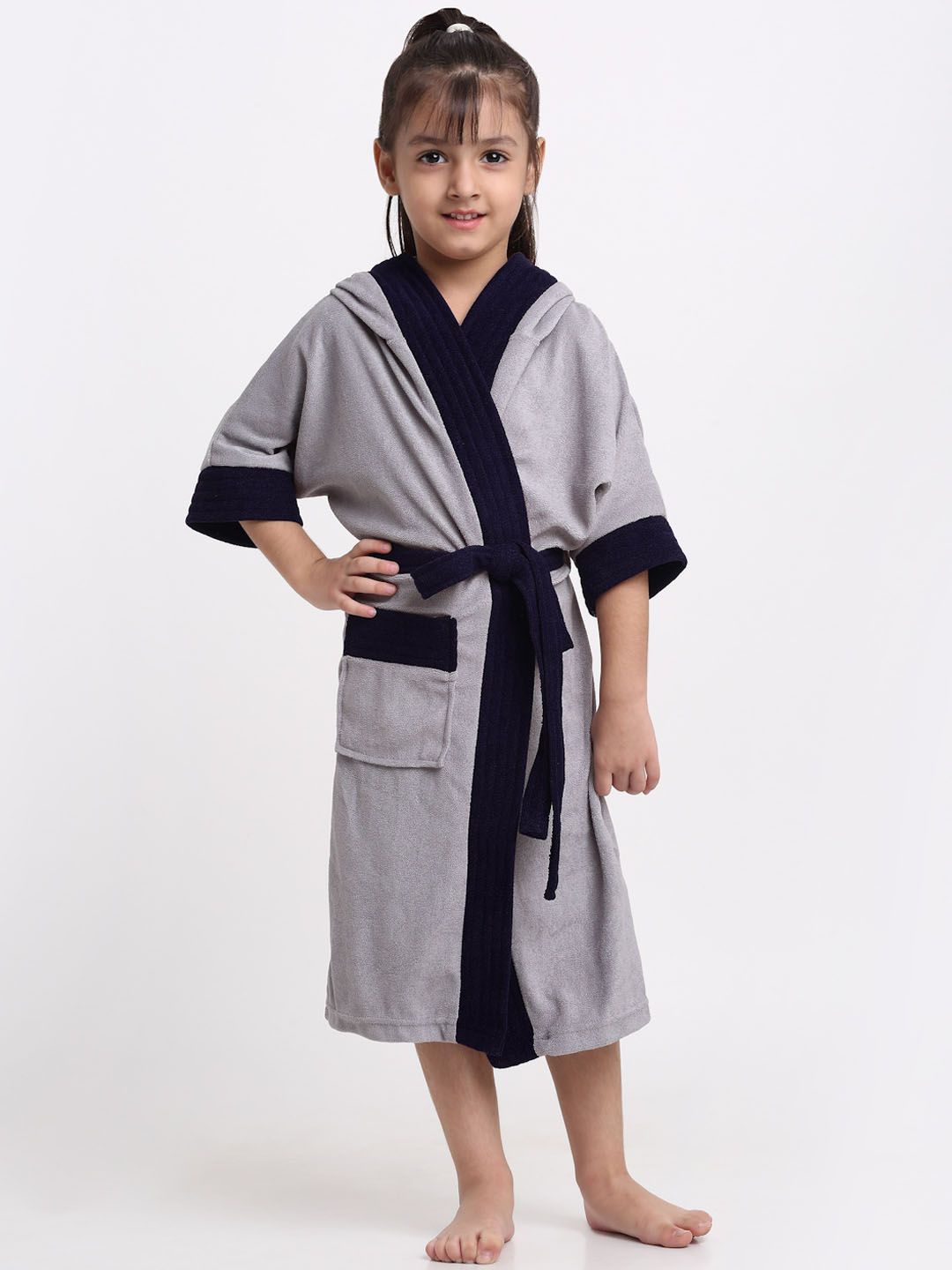 Creeva Kid Girls Hooded Bathrobe-picture-21