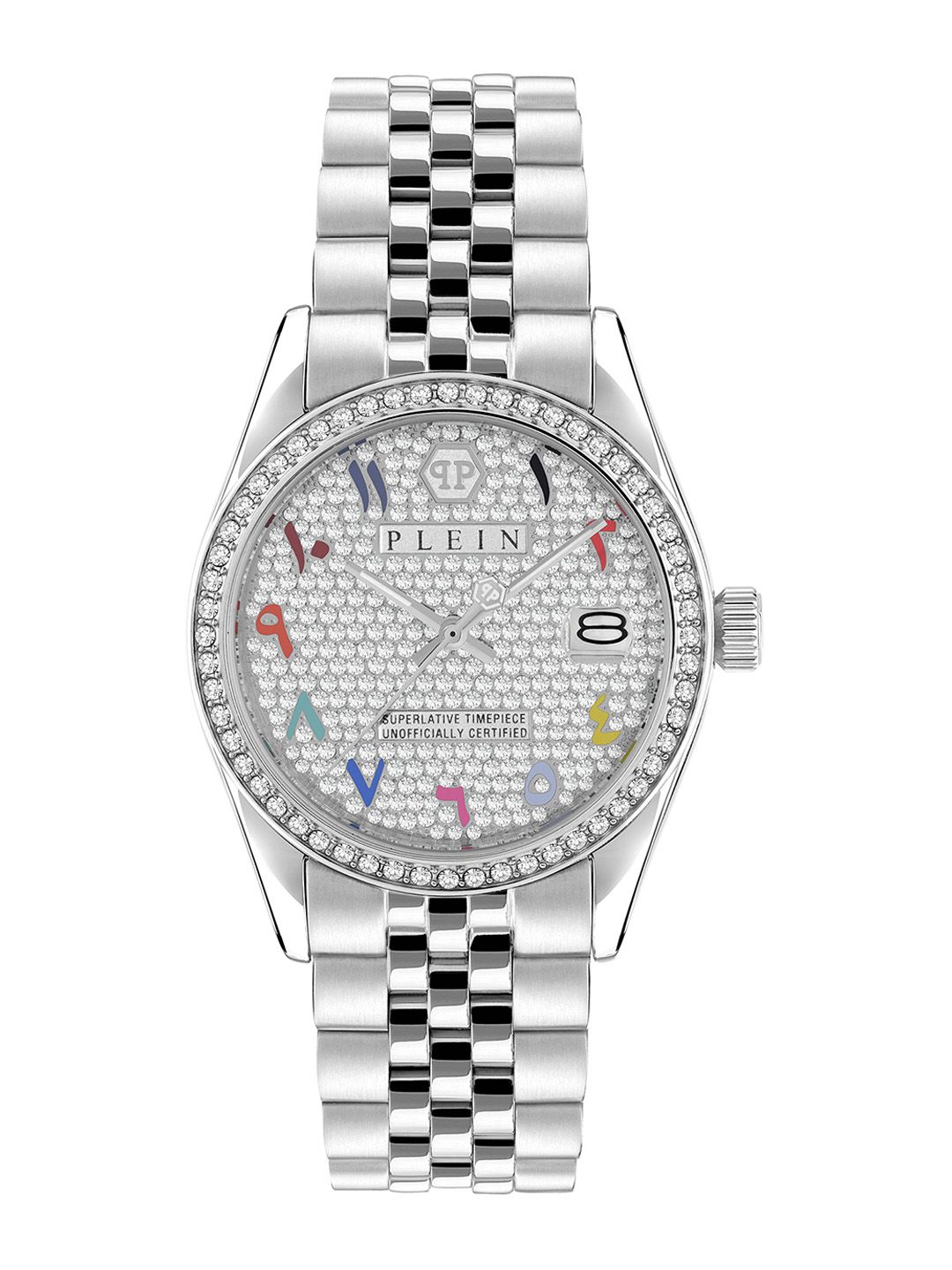 PHILIPP PLEIN Women Embellished Dial & Stainless Steel Analogue Watch PWYAA0723-picture-49