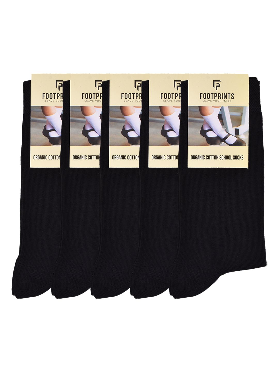 FOOTPRINTS Kids Set Of 5 Bamboo Cotton Calf Length Soft Socks-picture-20