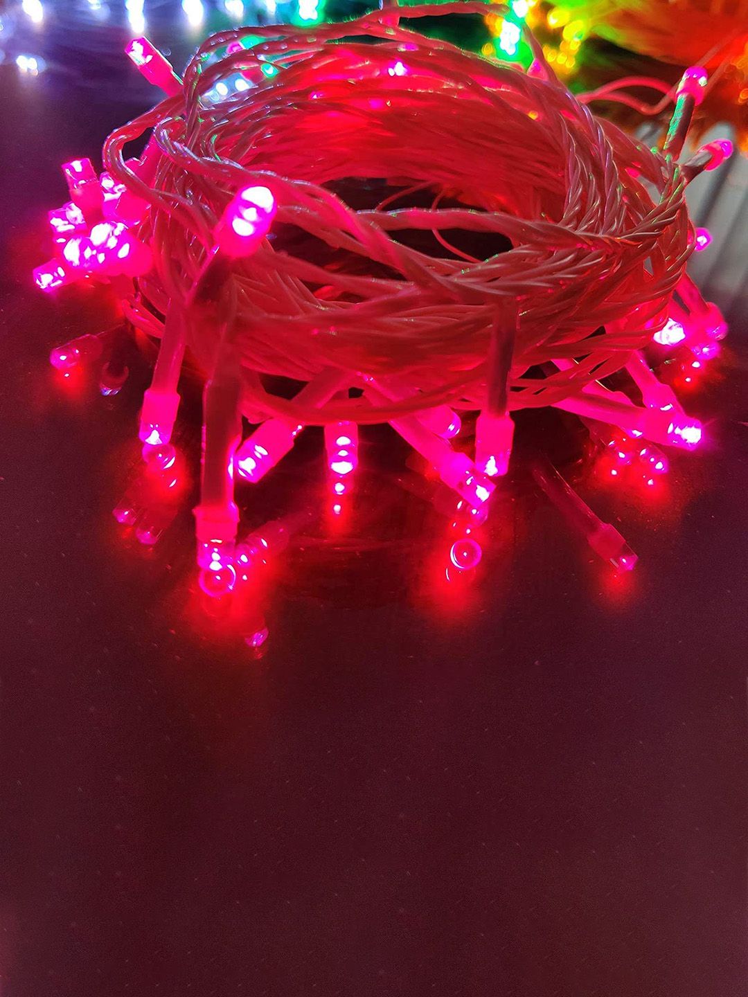 Ascension Pink Rice Shape 40 LED Bulbs String Lights-picture-48