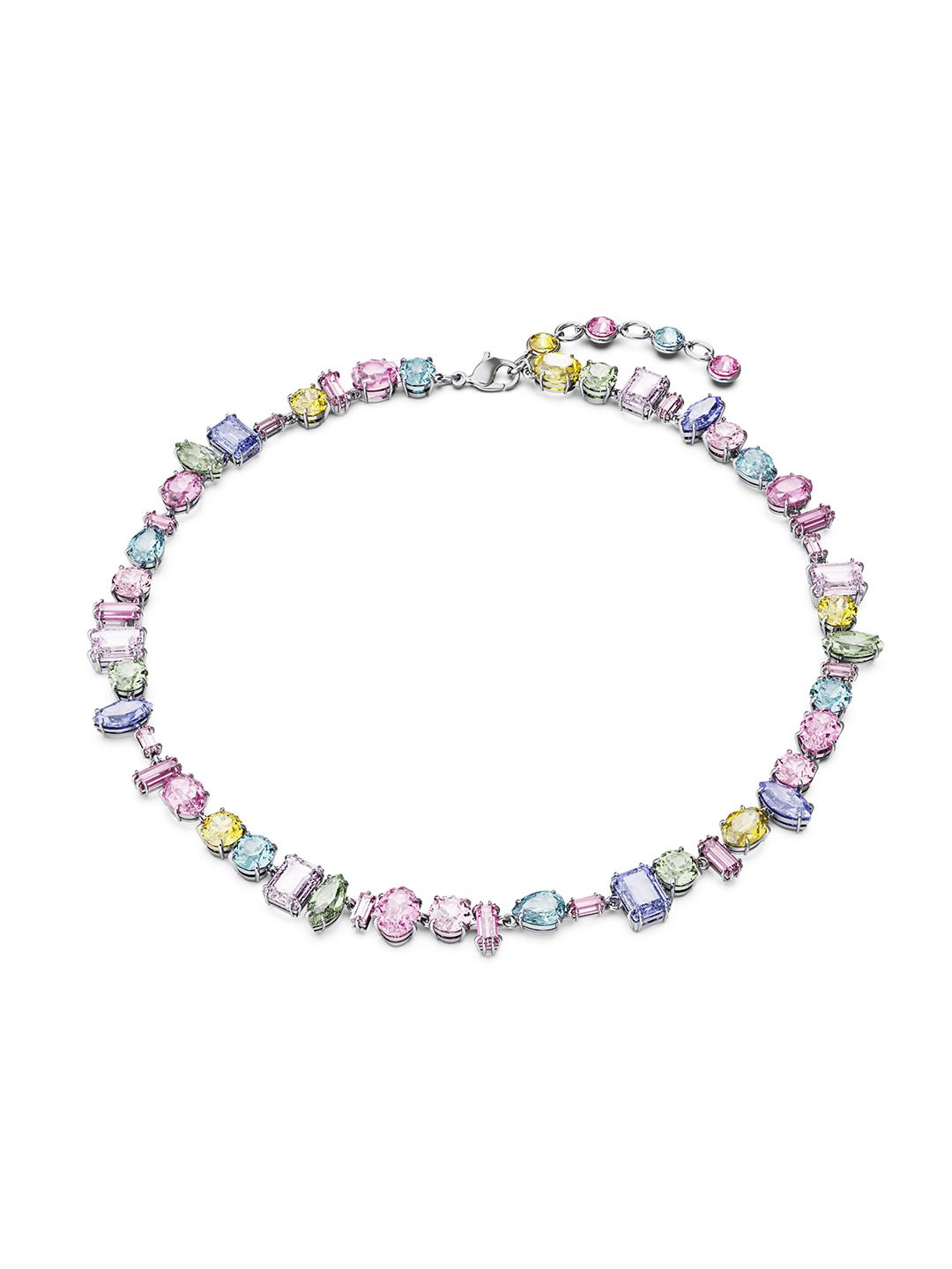 SWAROVSKI Rhodium-Plated Crystals Studded Necklace-picture-36