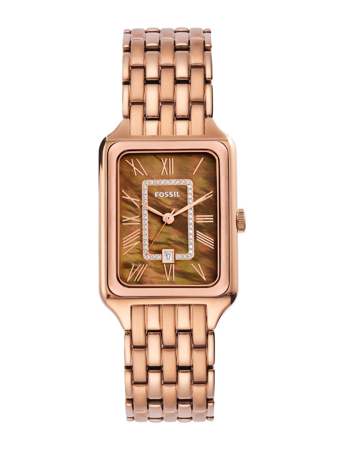 Fossil Women Raquel Dial & Stainless Steel Bracelet Style Straps Analogue Watch ES5323-image-44