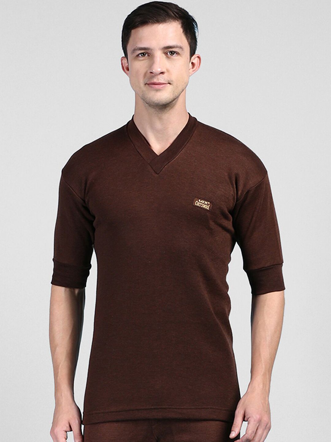 Lux Cottswool V-Neck Thermal Top-picture-36