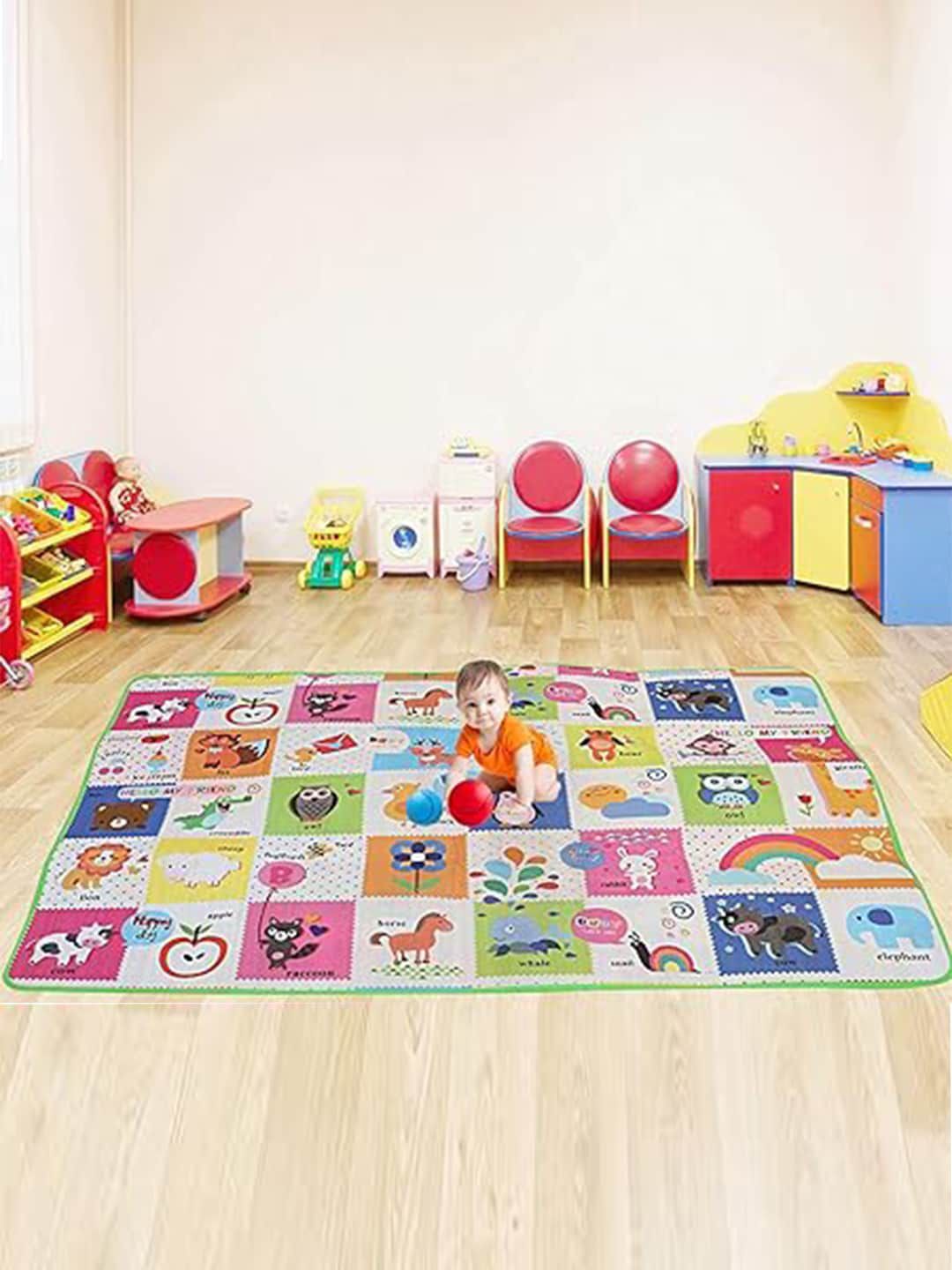 Kuber Industries Blue & Green 3D Printed Carpets-image-11