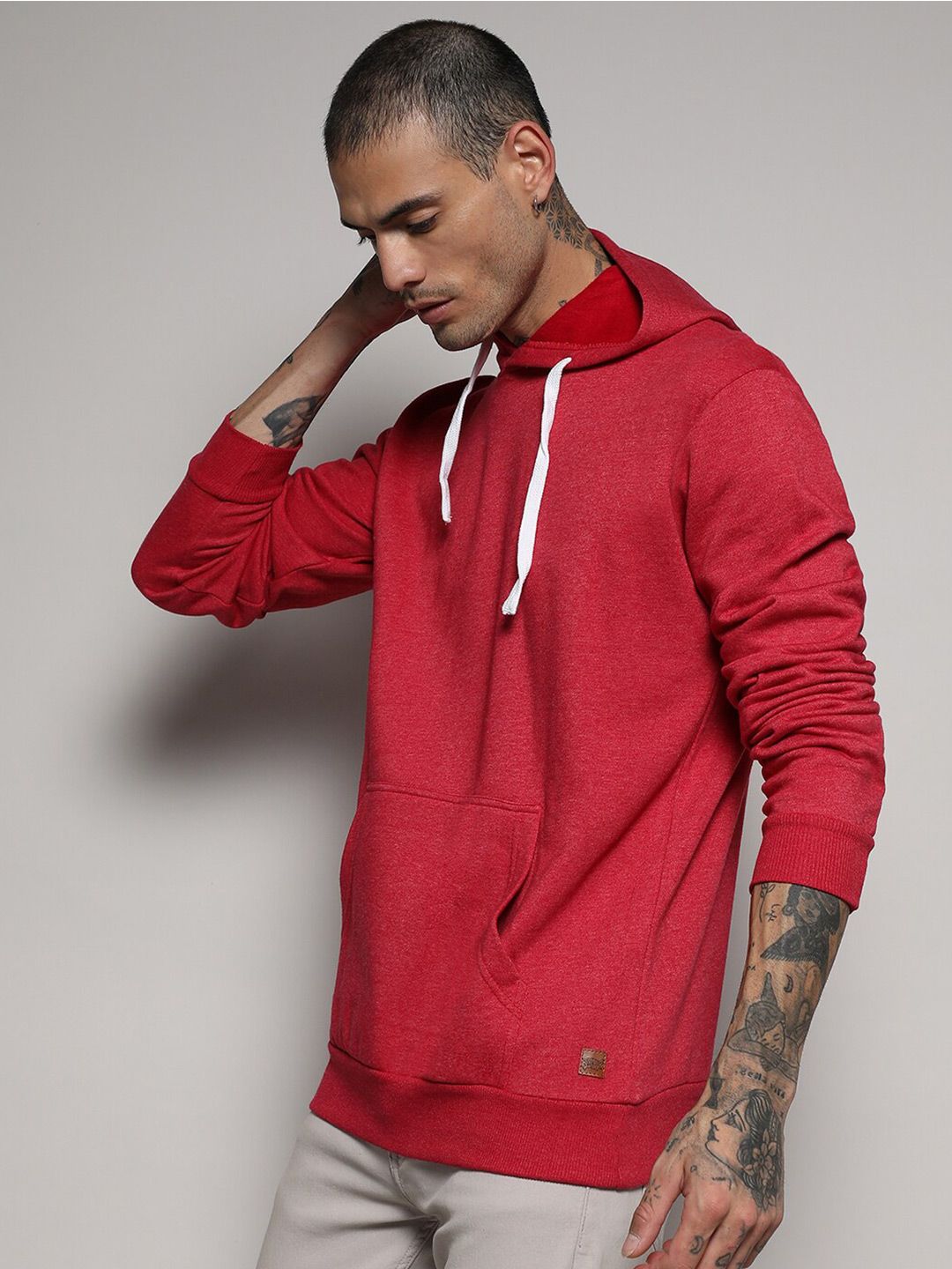 cahoot Campus Sutra Hooded Kangaroo Pocket Cotton Sweatshirt-picture-58