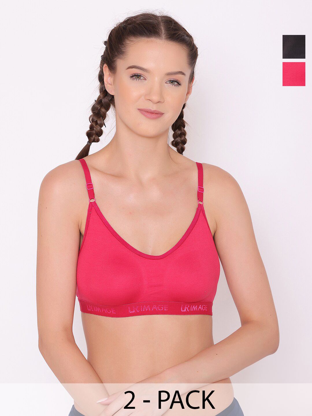 ABELINO Pack of 2 Cotton Beginners Bra-picture-18