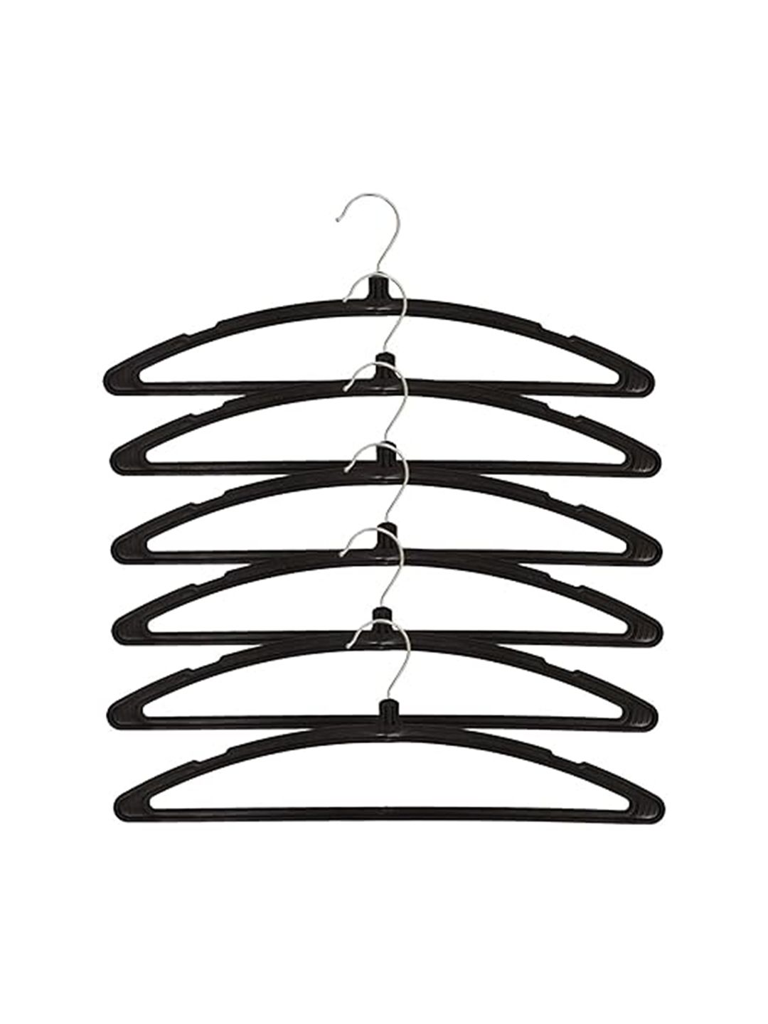 Kuber Industries Black 24 Pieces Hangers