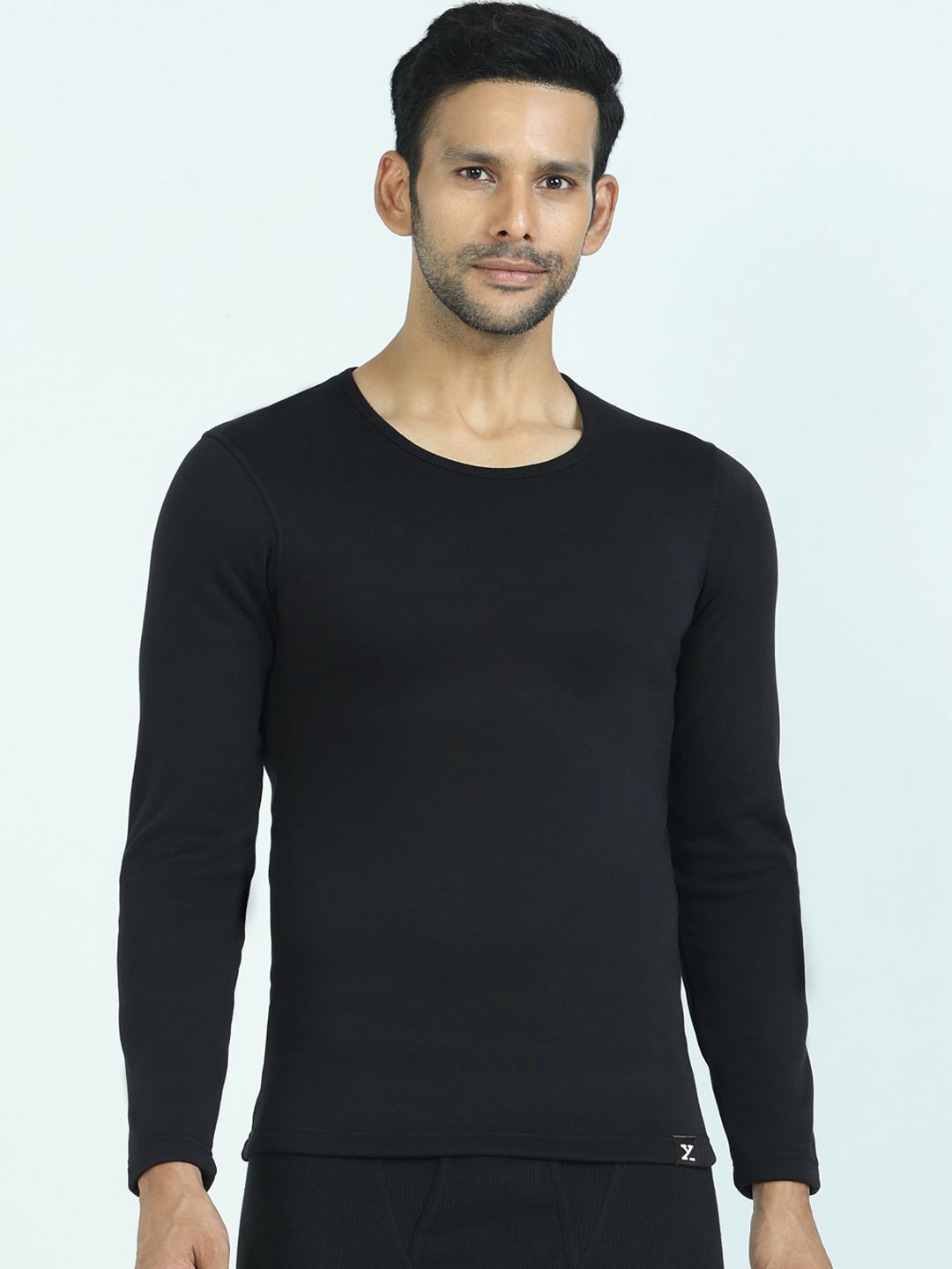 XYXX Skinny Fit Solid Fleece Thermal-image-23