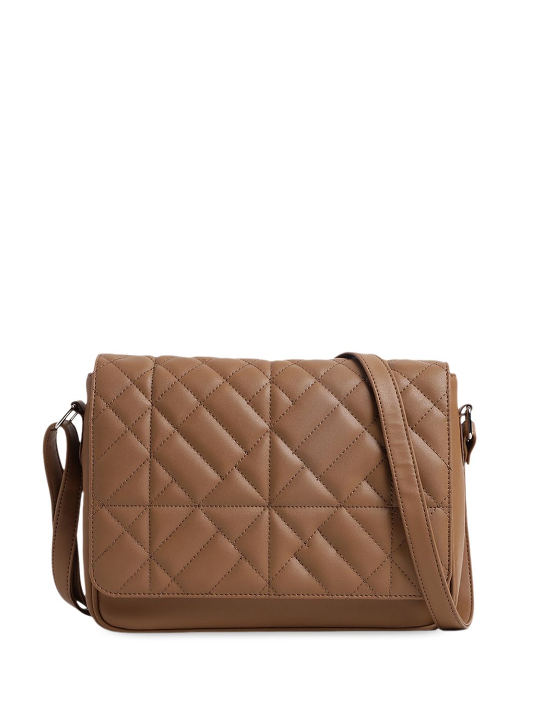 Fastrack Textured Structured Quilted Sling Bag-picture-42