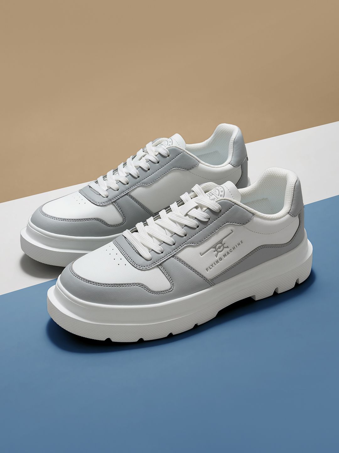 Flying Machine Men LYLE Colourblocked Comfort Insole Basics Sneakers-picture-28