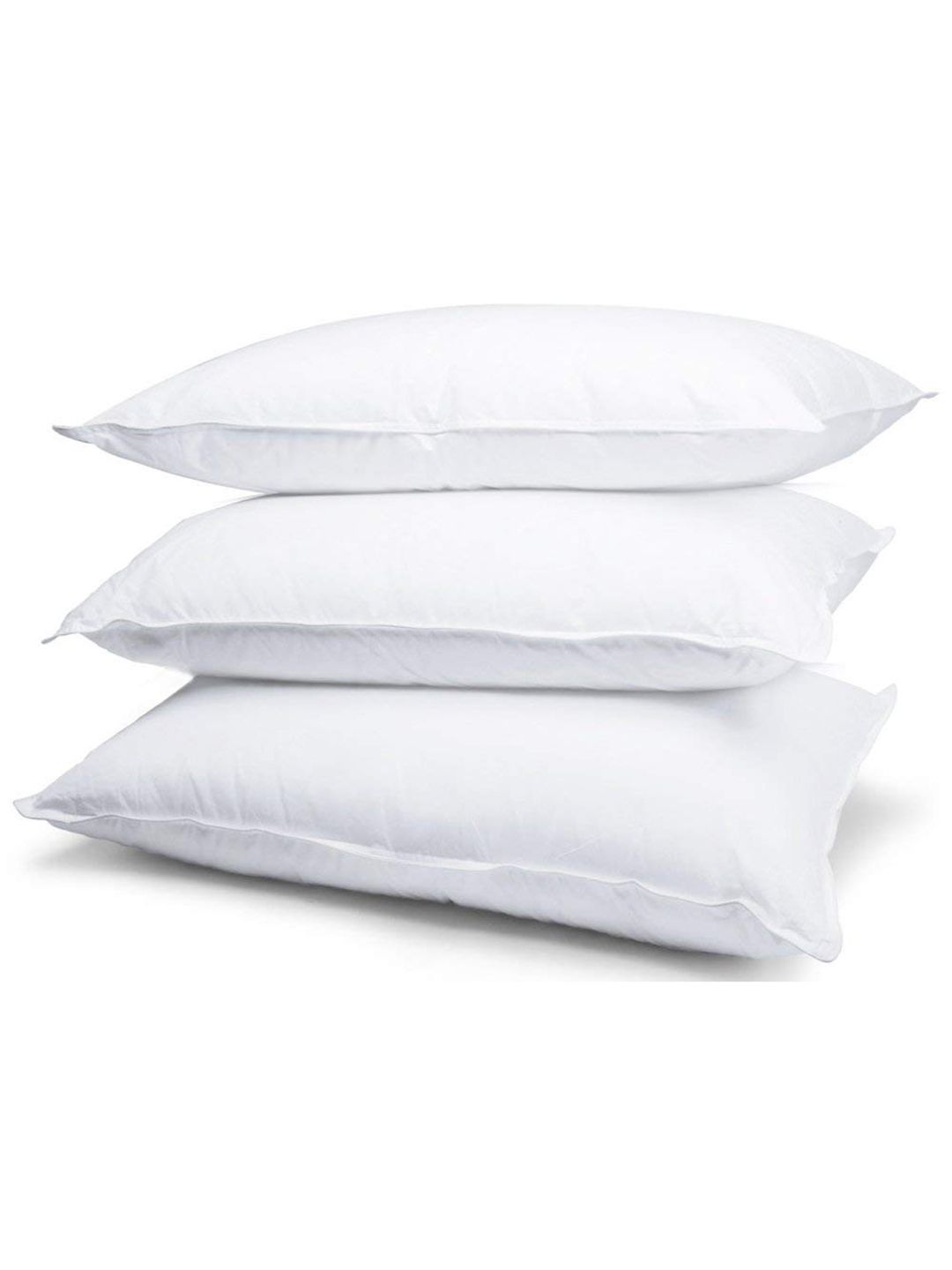 Kuber Industries White 3 Pieces Cotton Sleep Pillows-image-28