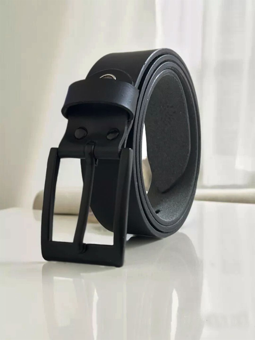 Roadster Men Black Artificial Leather Formal Belt-picture-21