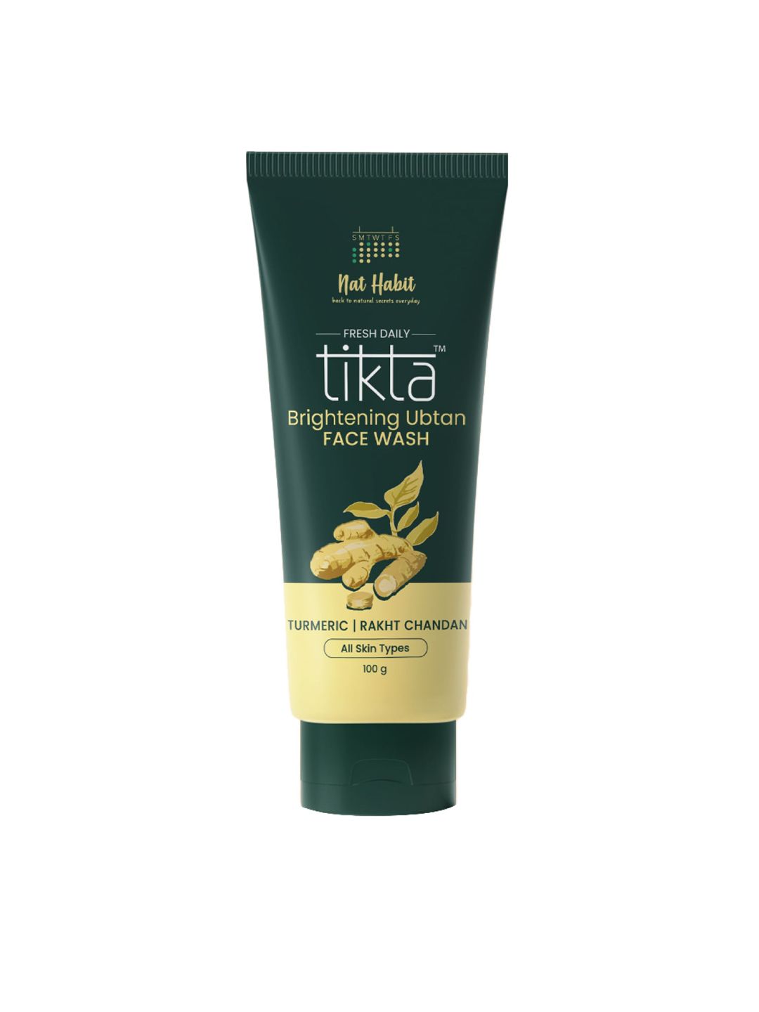 Nat Habit Tikta Fresh Daily Brightening Ubtan Face Wash - 100g-picture-41