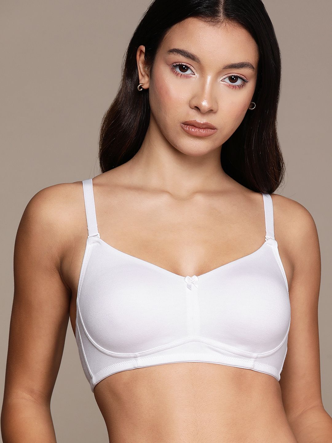 Roadster Solid T-shirt Bra - Full Coverage-image-4