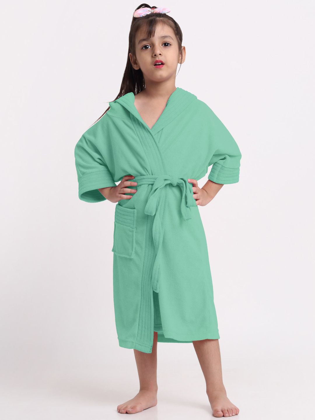 Creeva Melodious Kids Front Pocket Bath Robe-image-21