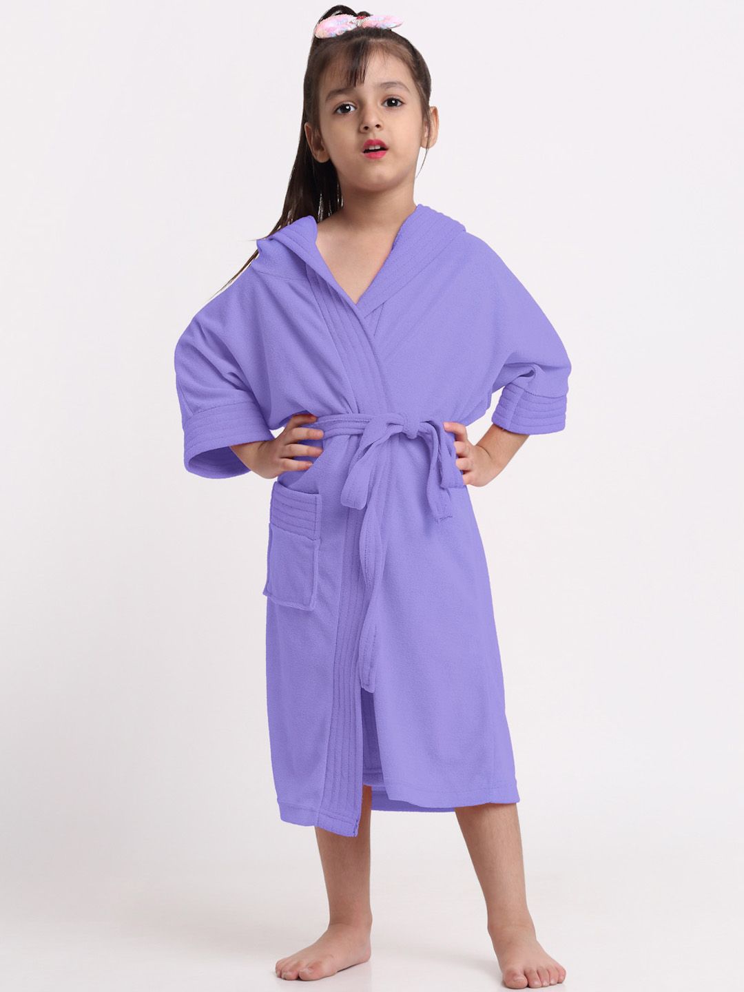 Creeva Melodious Kids Front Pocket Bath Robe-picture-32