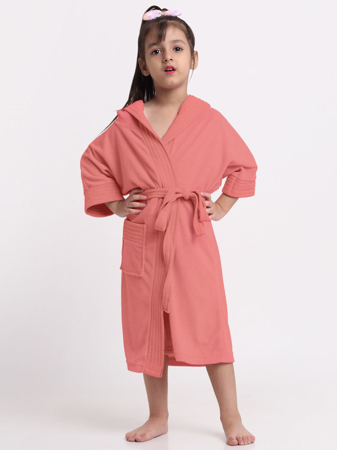 Creeva Melodious Kids Front Pocket Bath Robe-picture-36