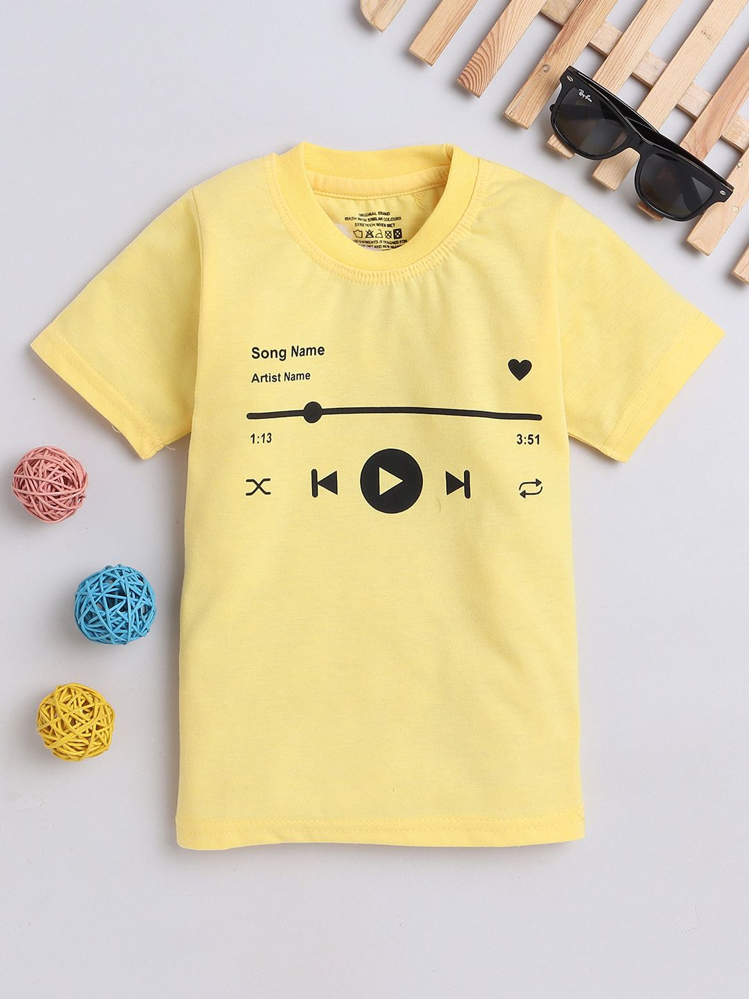 BAESD Kids Graphic Printed Round Neck Cotton T-shirt-picture-36