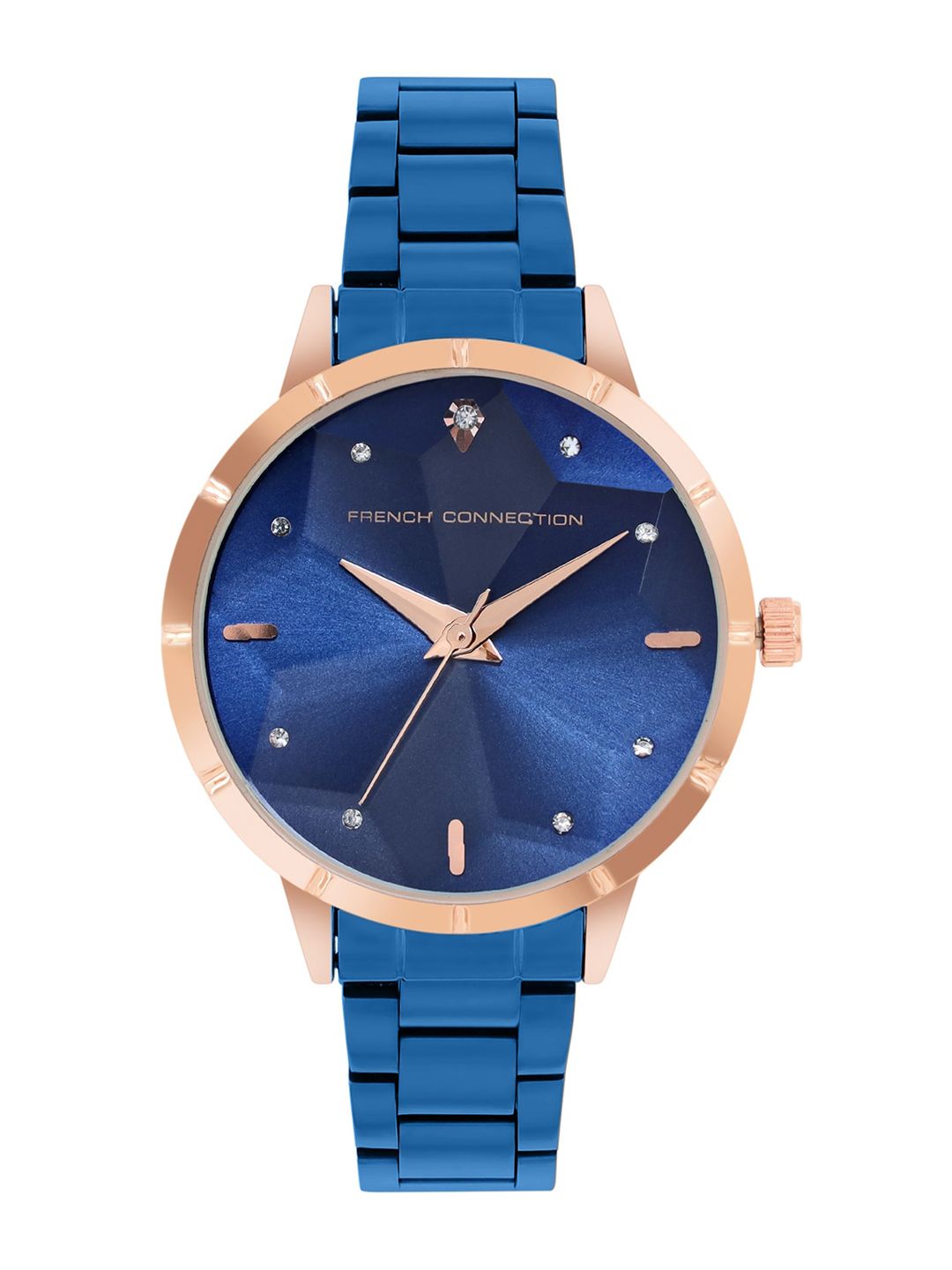French Connection Women Embellished Dial & Stainless Steel Straps Analogue Watch FCN00078E-image-15