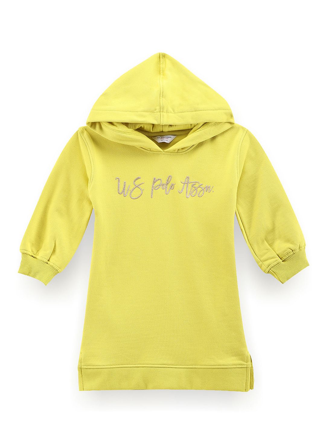 U.S. Polo Assn. Kids Girls Hooded Cotton Dress-picture-37