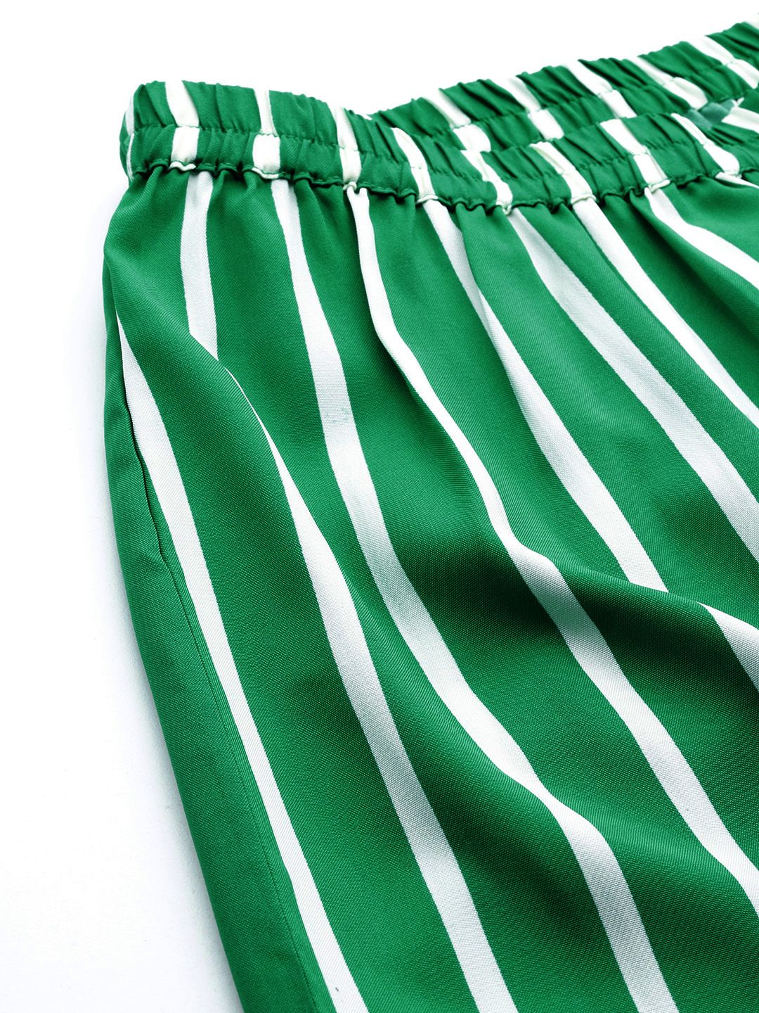 Green Striped Slim Fit Pencil Pant – Amukti - The Women's Ethnic Fashion  Store