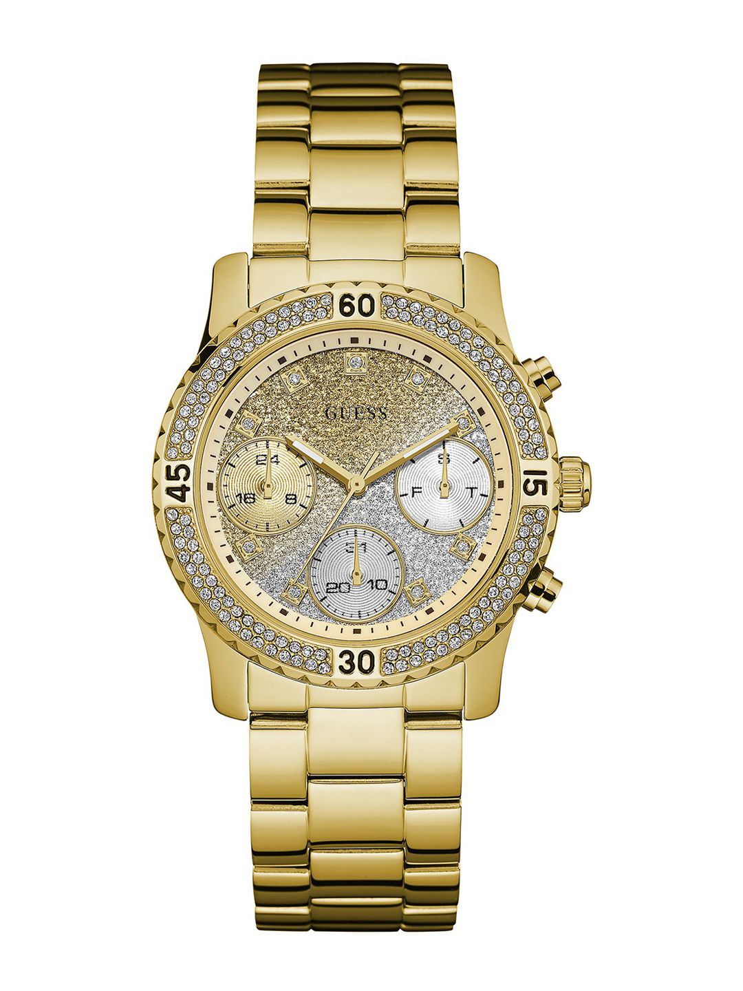 GUESS Stainless Steel Bracelet Style Straps Analogue Watch U0774L5M-picture-36